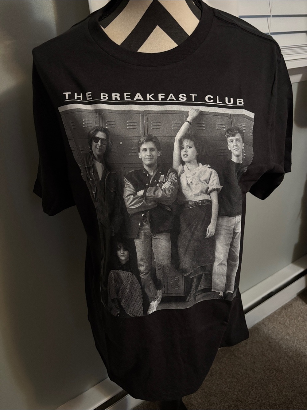 The Breakfast Club Black Graphic Tee - size medium Old Navy